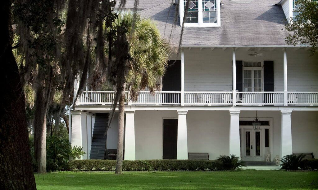 A plantation-style home boasts old charm