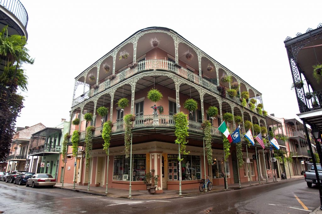 The French Quarter in greater New Orleans, LA