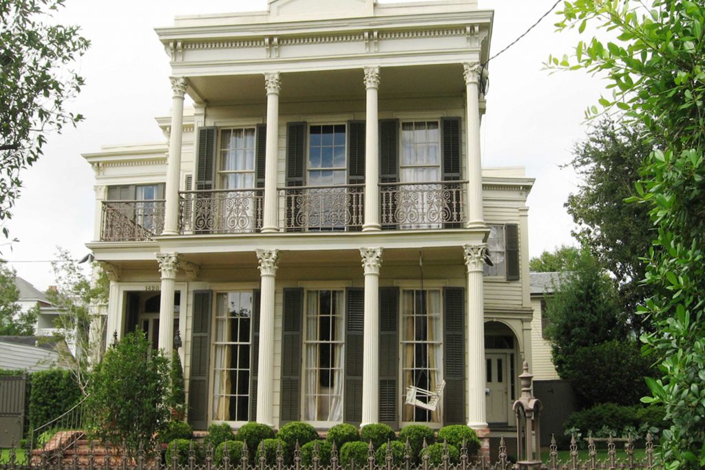 A home in the garden district in greater New Orleans, LA