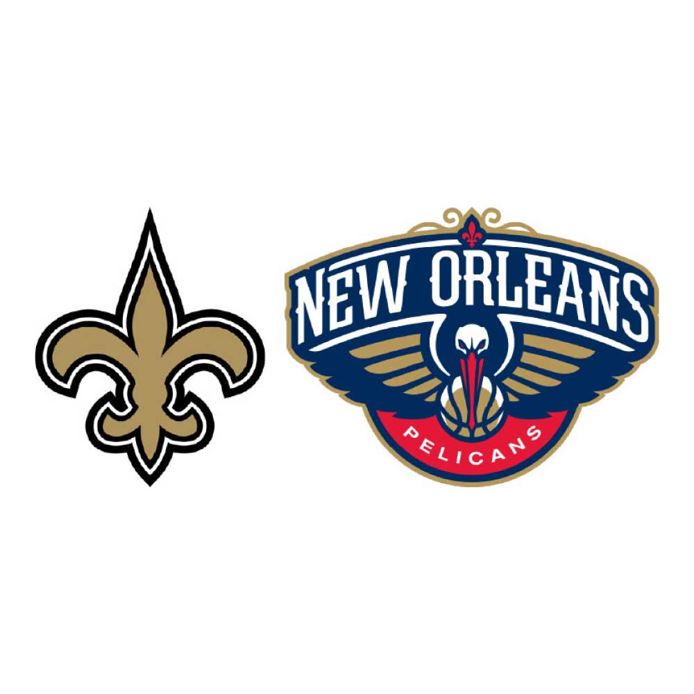 New Orleans Saints & Pelicans Logo